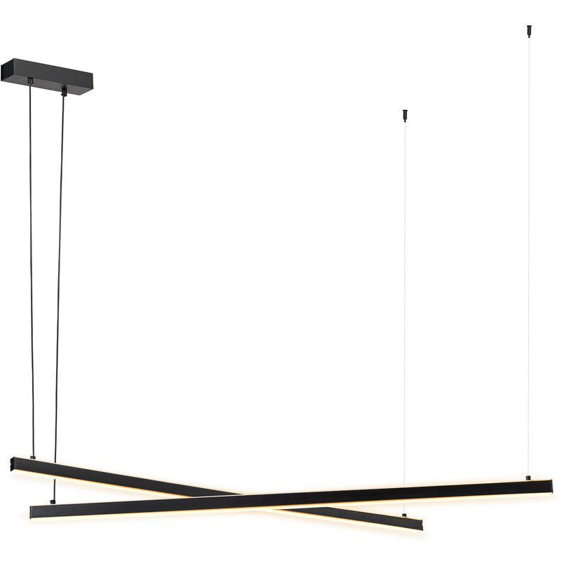 Argon Miami 1L pendant lamp W 120cm