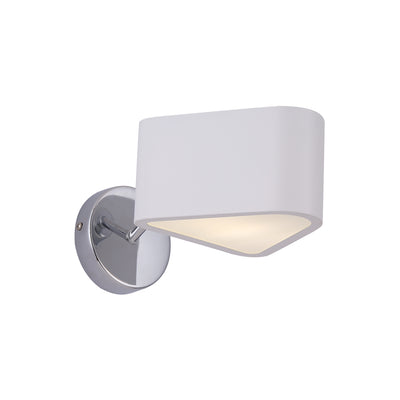 Maytoni Brianne 1L accent wall lamp, chrome E14 H 14cm