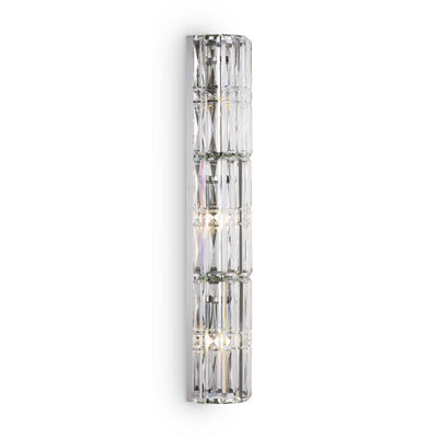 Maytoni Facet 3L washer sconce lamp, chrome E14 H 75.2cm