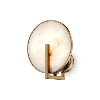 Maytoni Marmo 1L wall sconce lamp, gold E14 D 19cm