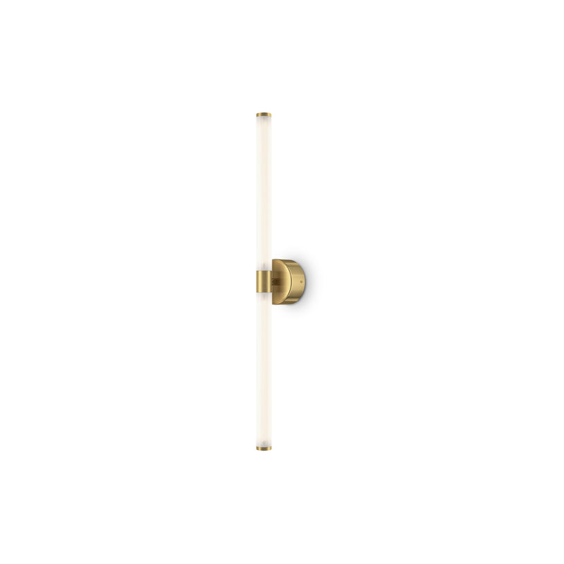 Maytoni Axis 1L wall sconce lamp, gold LED D 3cm