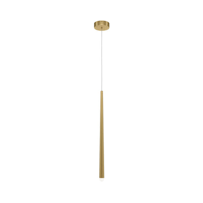 Maytoni Cascade 1L pendant lamp, brass LED H 218.8cm