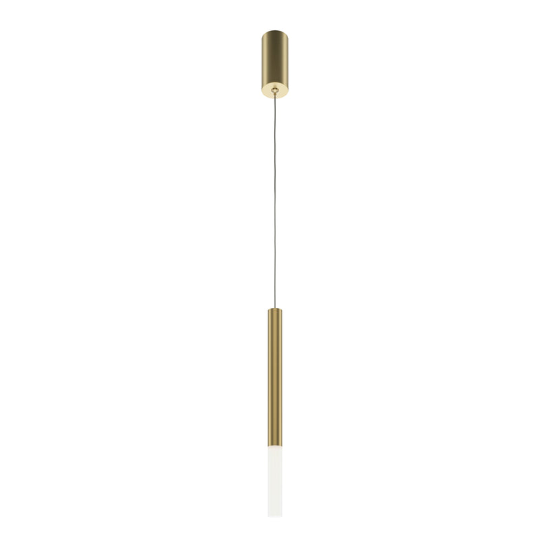 Maytoni Pro Shade 1L pendant lamp, gold LED D 3cm