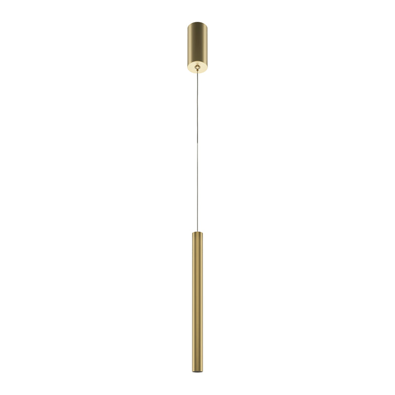 Maytoni Pro Base 1L pendant lamp, gold LED D 3cm