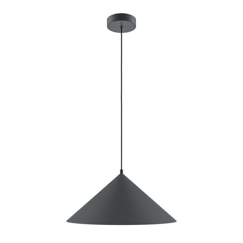 Maytoni Basic colors 1L pendant lamp, black E27 D 35cm