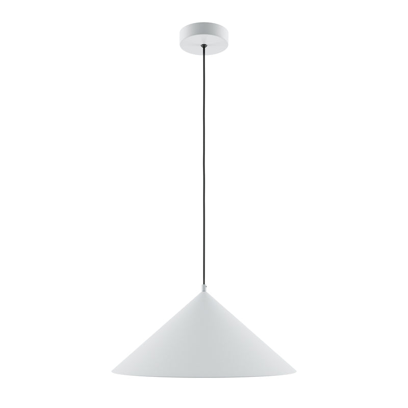 Maytoni Basic colors 1L pendant lamp, white E27 D 35cm