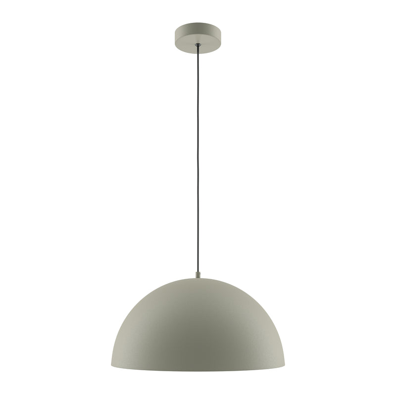 Maytoni Basic colors 1L pendant lamp, grey E27 D 35cm