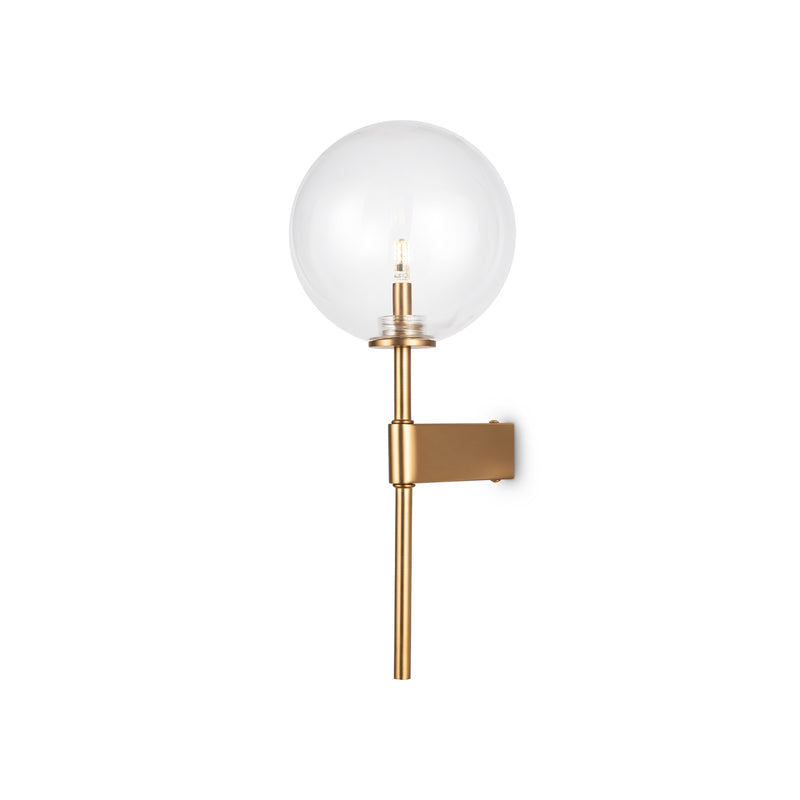 Maytoni Mood 1L wall sconce lamp, brass G4 D 15cm