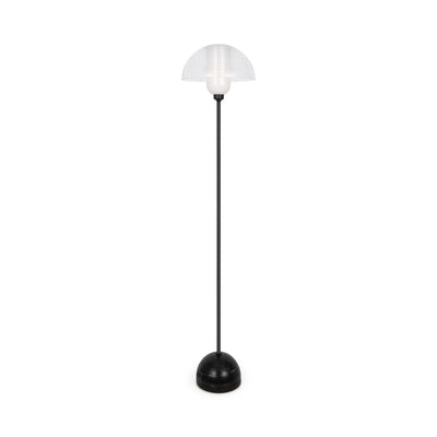 Maytoni Memory 1L floor lamp, black E14 D 30cm