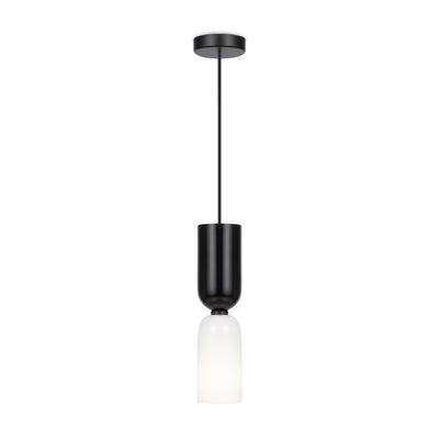 Maytoni Memory 1L pendant lamp, black E14 D 8cm