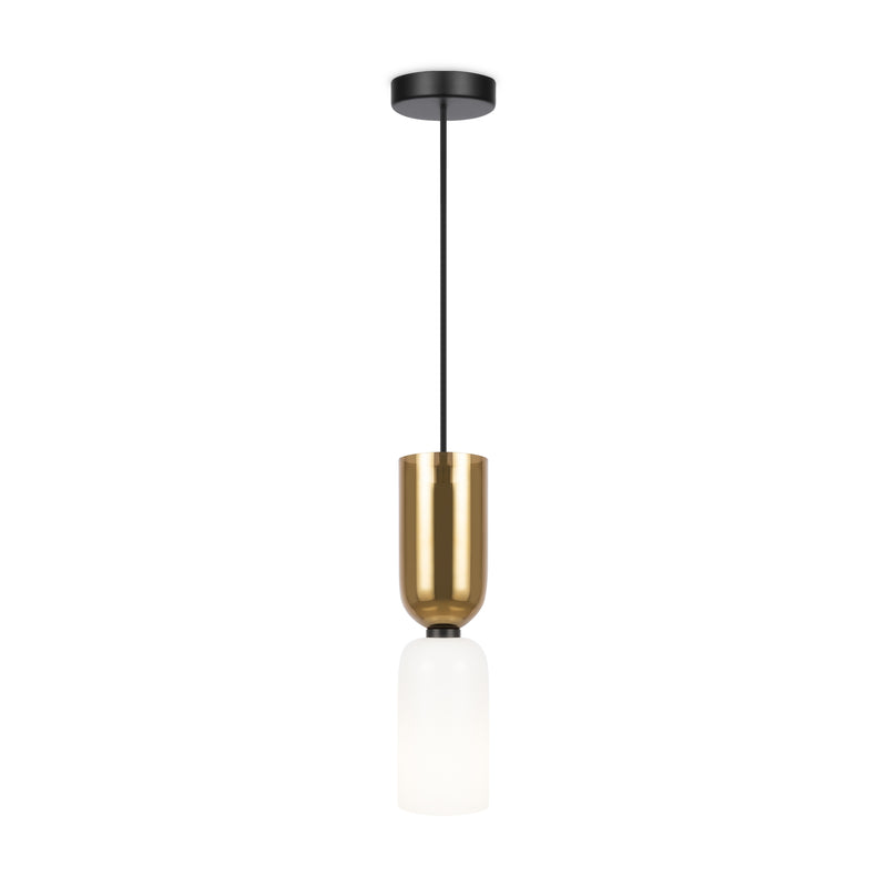 Maytoni Memory 1L pendant lamp, black E14 D 8cm