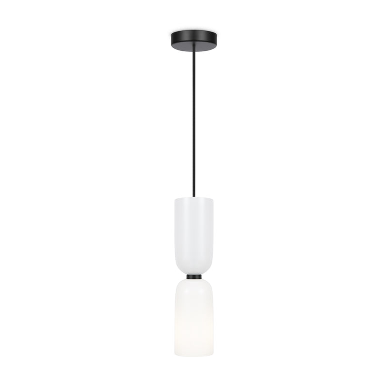 Maytoni Memory 1L pendant lamp, black E14 D 8cm