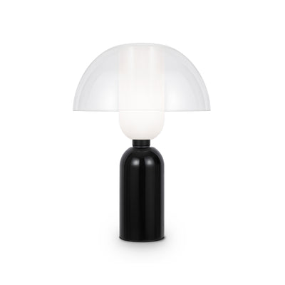 Maytoni Memory 1L table lamp, black E14 D 30cm