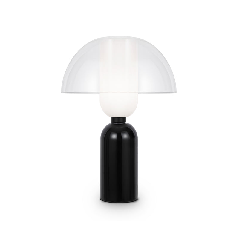 Maytoni Memory 1L table lamp, black E14 D 30cm