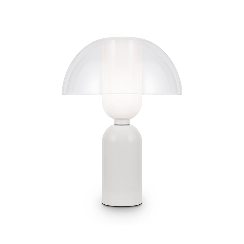 Maytoni Memory 1L table lamp, white E14 D 30cm