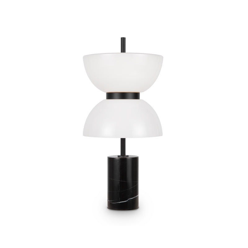 Maytoni Kyoto 1L table lamp, black LED D 22cm