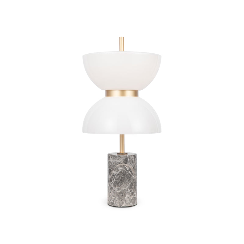 Maytoni Kyoto 1L table lamp, gold LED D 22cm