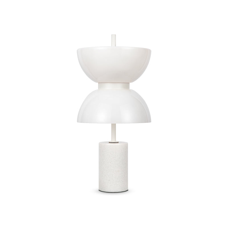 Maytoni Kyoto 1L table lamp, white LED D 22cm