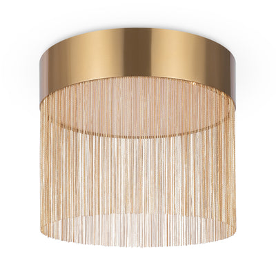 Maytoni Imaginary 1L flush mount ceiling lamp, gold LED D 35cm