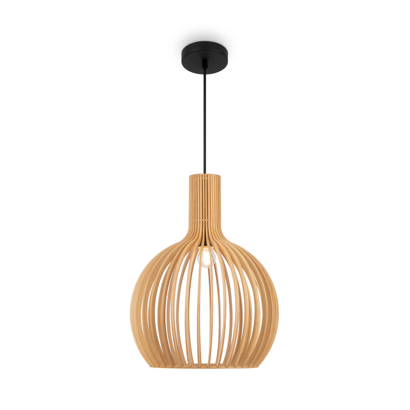 Maytoni Roots 1L pendant lamp, black E27 D 35cm