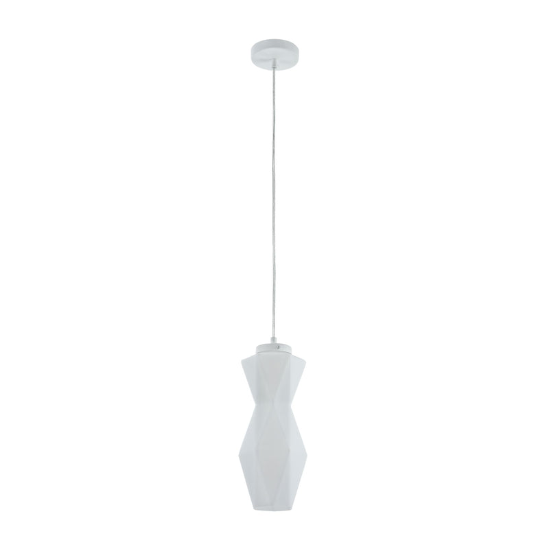 Maytoni Simplicity 1L pendant lamp, white E14 D 13cm