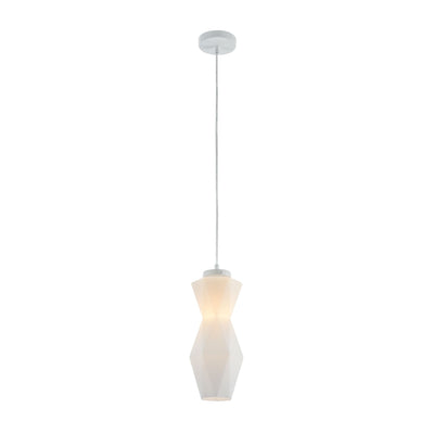 Maytoni Simplicity 1L pendant lamp, white E14 D 13cm