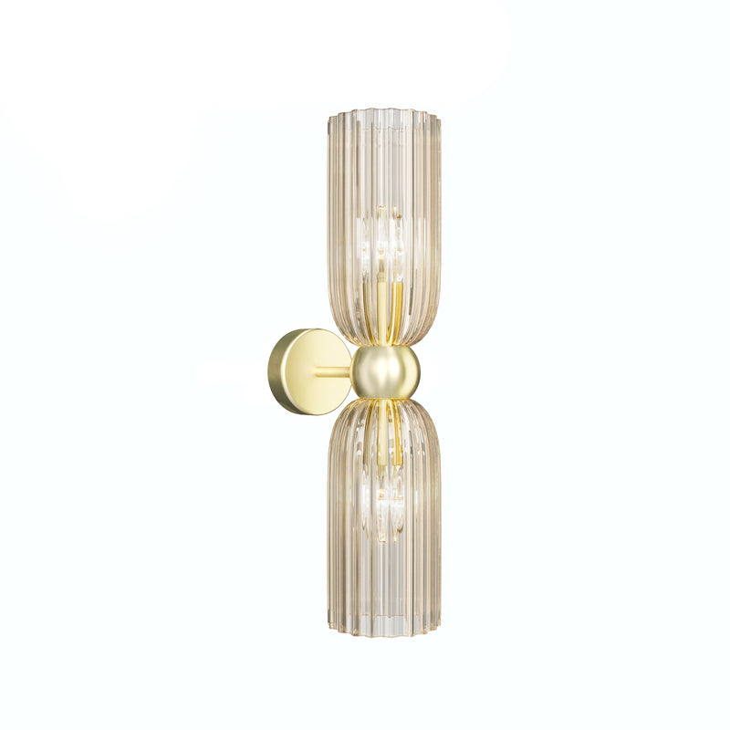 Maytoni Antic 2L wall sconce lamp, gold E14 D 10cm