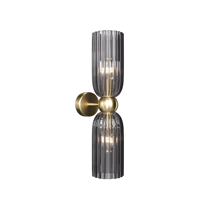 Maytoni Antic 2L wall sconce lamp, gold E14 D 10cm