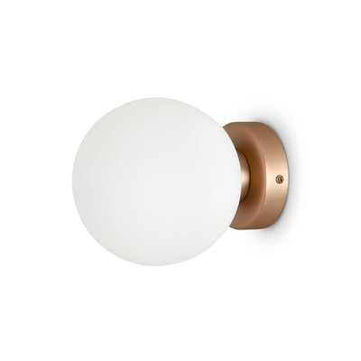 Maytoni Basic form 1L washer sconce lamp, gold E14 D 15cm