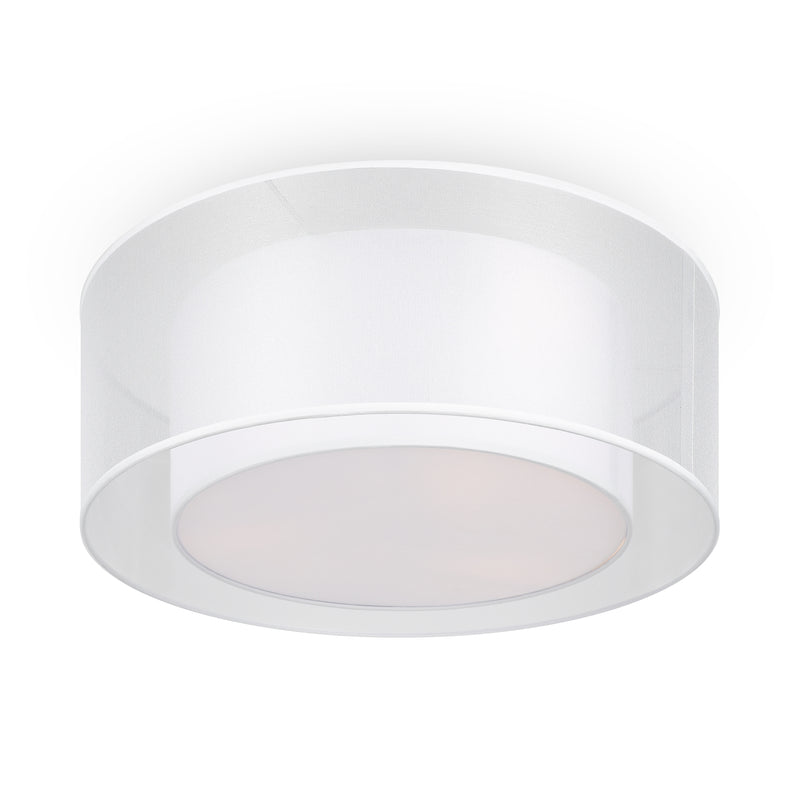 Maytoni Bergamo 3L flush mount ceiling lamp, white E27 D 52cm