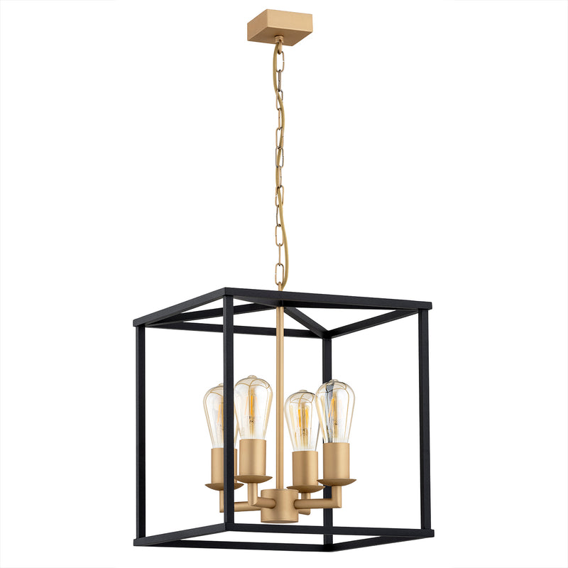 Argon Monzano 4L pendant lamp E27 H 140cm