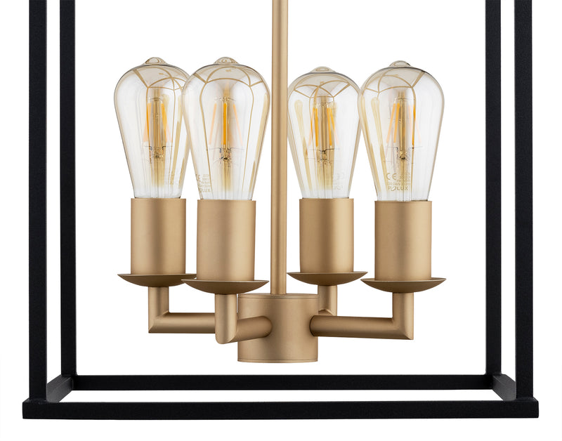 Argon Monzano 4L pendant lamp E27 H 140cm