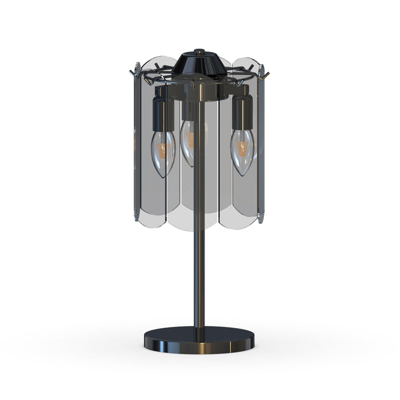 Table lamp Zumaline NIRA 3 x E14 40W metal black/gold