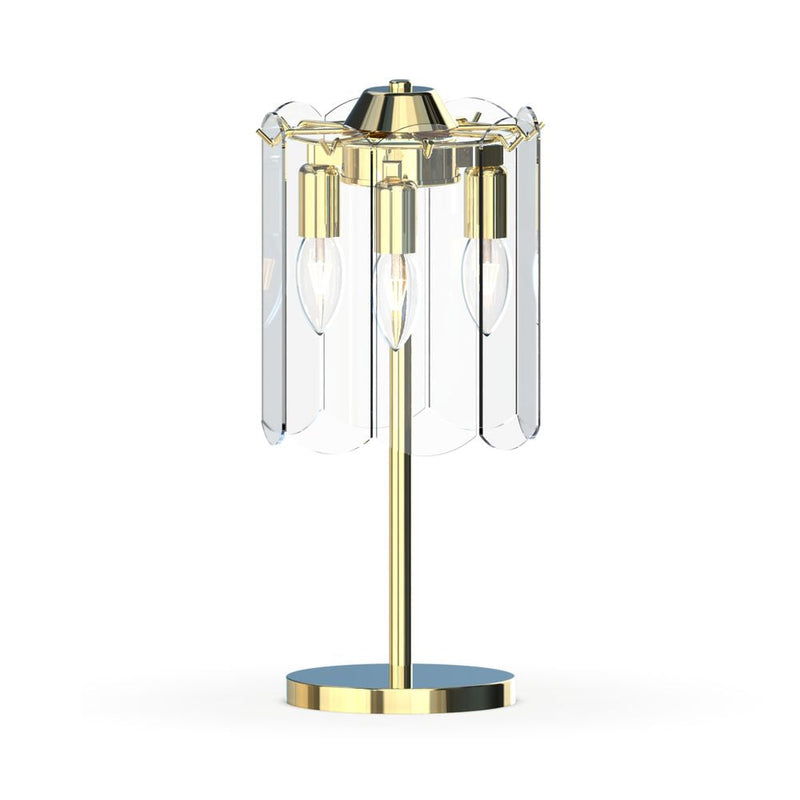 Table lamp Zumaline NIRA 3 x E14 40W metal gold