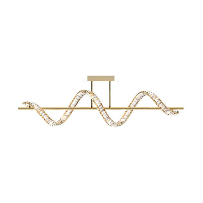Linear suspension Zumaline ATHESA 1 x LED 26W 2700 - 6000K metal gold