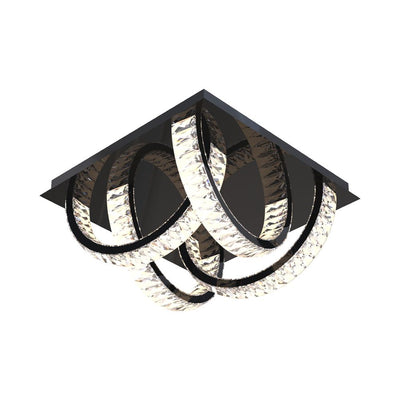 Flush mount Zumaline TULA 1 x LED 27.5W 2700 - 6000K metal black