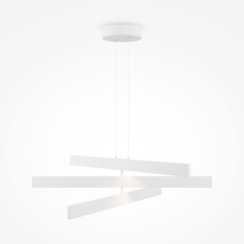 Maytoni Origami 3L pendant lamp, LED H 18.7cm