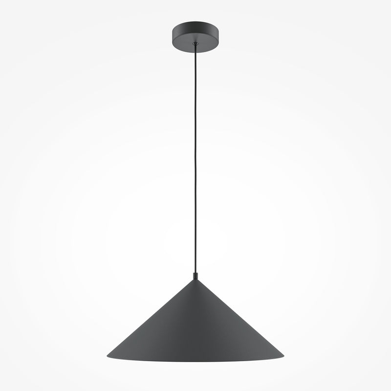 Maytoni Basic colors 1L pendant lamp, black E27 D 35cm