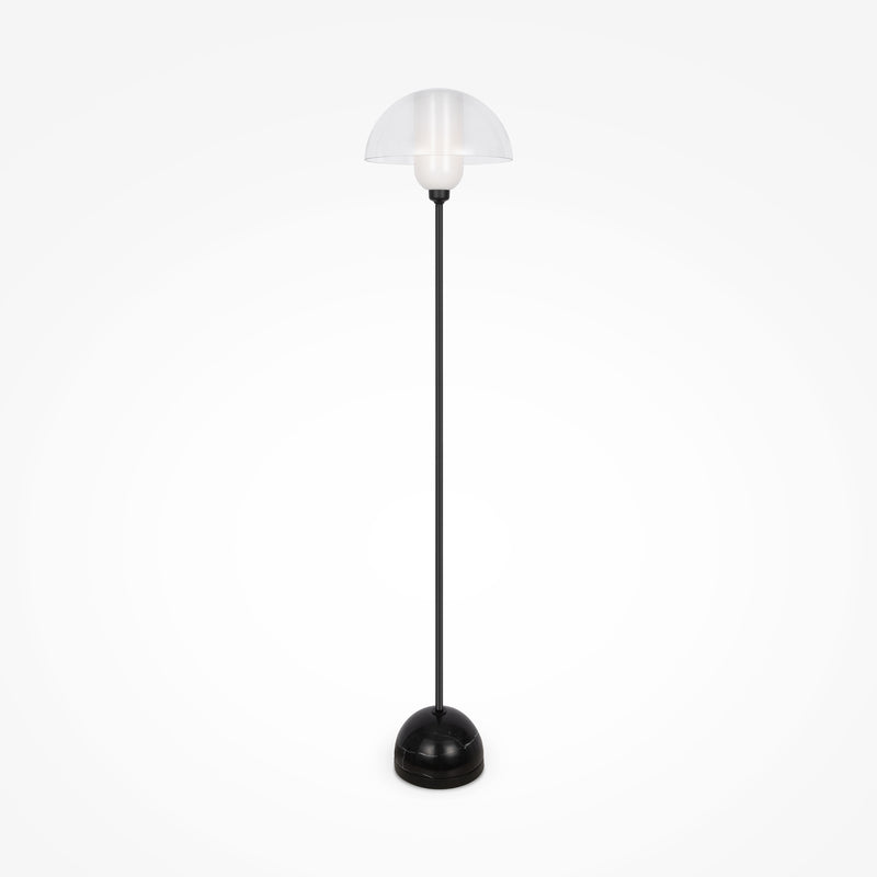 Maytoni Memory 1L floor lamp, black E14 D 30cm