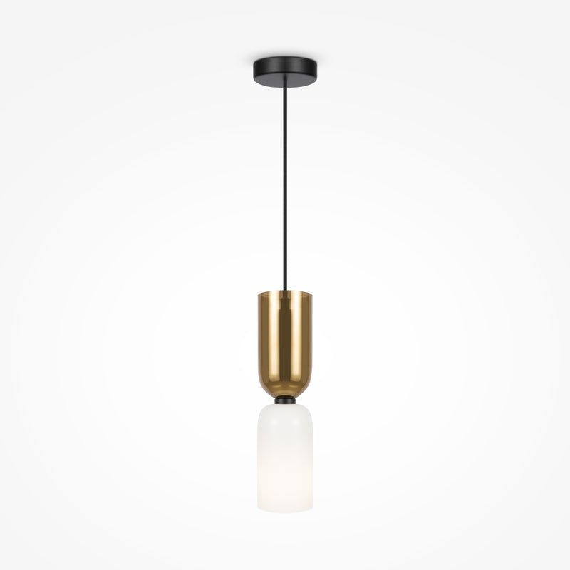 Maytoni Memory 1L pendant lamp, black E14 D 8cm