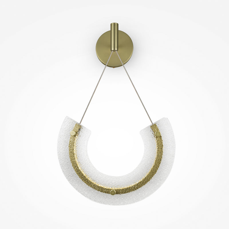 Maytoni Maya 1L wall sconce lamp, gold LED H 133.1cm