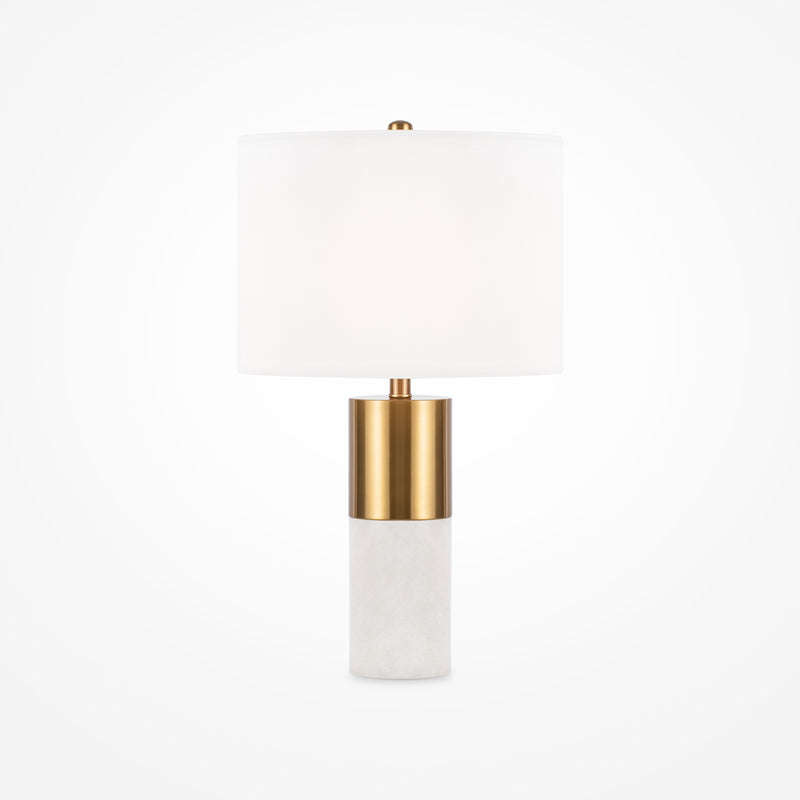 Lampe de table Maytoni Bianco 1L, laiton E27 D 39cm