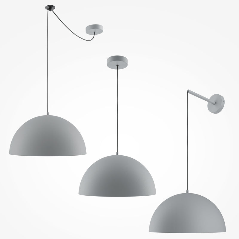 Maytoni Basic colors 1L pendant lamp, black E27 D 35cm