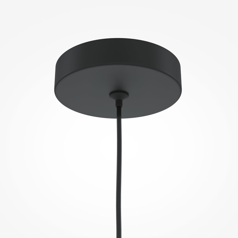 Maytoni Pro Focus 1L pendant lamp, black GU10 D 6cm