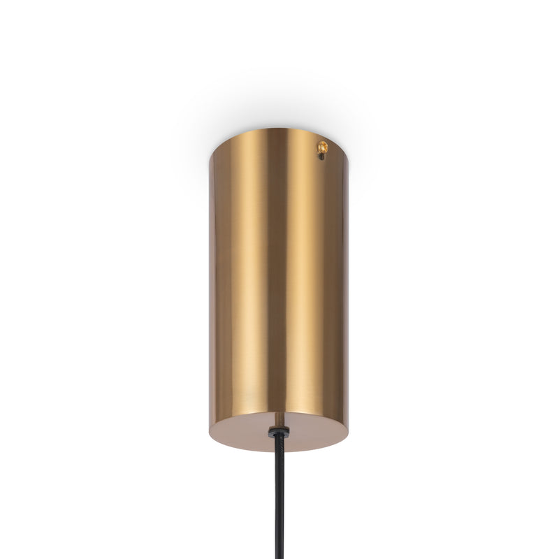 Maytoni Imaginary 1L pendant lamp, gold LED D 8cm