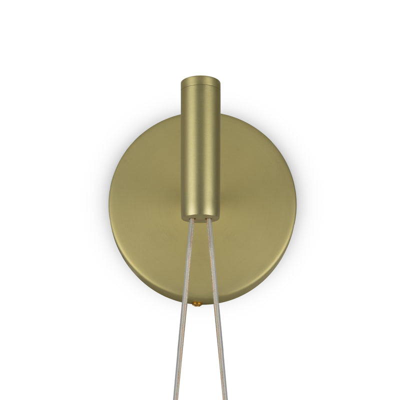 Maytoni Maya 1L wall sconce lamp, gold LED H 133.1cm