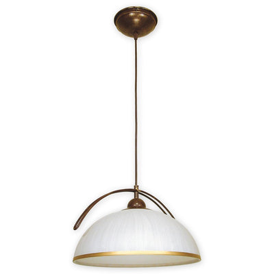 Pandant lamp Lemir Flex 1xE27 steel brown