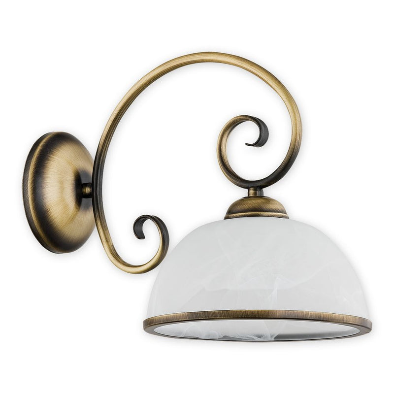 Wall sconce Lemir Indra 1xE27 steel patina