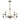 Chandelier Lemir Asti 5xE14 steel patina