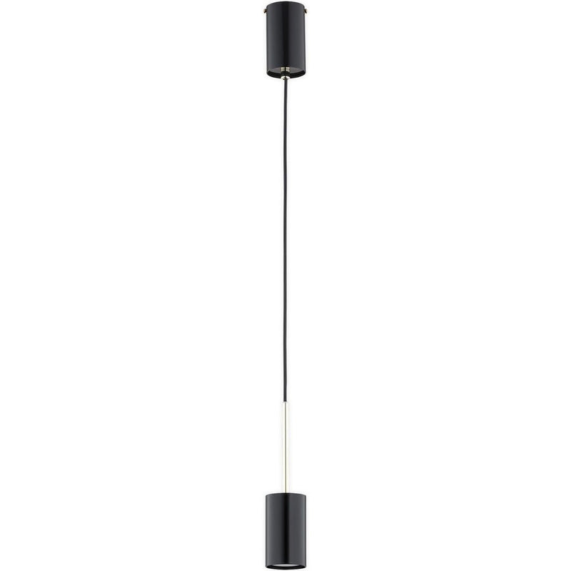 Pandant lamp Lemir Frigga 1xGU10 steel glossy black